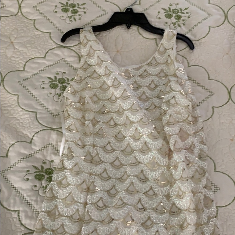 White Laced Pearly BodyCon